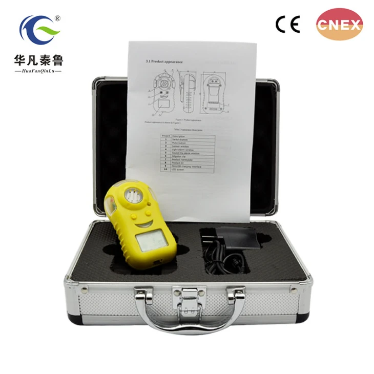 Portable Nitrogen Dioxide NO2 Gas Alarm Detector Monitor