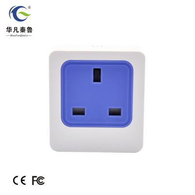 Panas menjual rumah pintar HuaFan menggunakan penyesuai suis Smart WIFI kawalan jauh kuasa soket Kesatuan Eropah/US/UK Standard